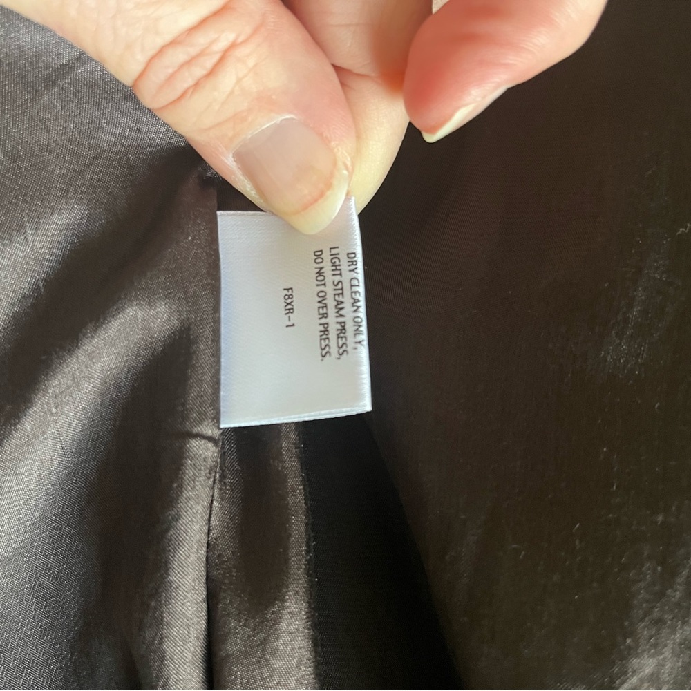 Eileen Fisher Brown Textured Silk Duster Jacket Size XL - Picture 7 of 10